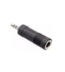 Plug Adaptador De Áudio P10 Fêmea Para P2 Macho Estéreo