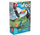 Quebra Cabeça 100 Peças Aves 3925