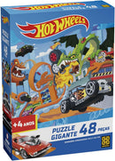 Quebra Cabeça Hot Wheels  48pcs