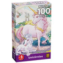 Quebra Cabeça Unicórnios 100pcs 4431