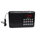 Rádio  JD30 Portátil Digital Recarregável