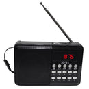 Rádio  JD35 Portátil Digital Recarregável