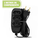Régua Extensão Elétrica 3 Metros
