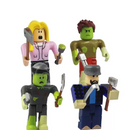 Roblox Conjunto De 4 Bonecas E 17 Acessórios