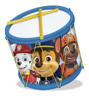 Tambor Bumbo Infantil Patrulha Canina Com 2 Baquetas