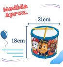 Tambor Bumbo Infantil Patrulha Canina Com 2 Baquetas