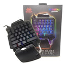 Teclado Gamer Usb Single Hand Kptm006
