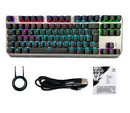 Teclado Usb Gamer Mecânico Compacto