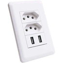 Tomada De Parede 2 Entradas Usb