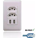 Tomada De Parede 2 Entradas Usb