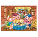 Três Porquinhos Puzzle Progressivo Monte E Conte 12 20 30 3561