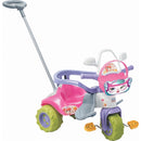 Triciclo Infantil Tico Tico Zoom Meg Rosa Com Cestinha 2711L