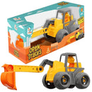 Veículo Open Tracks Trator Carregadeira Com Boneco