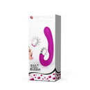 Vibrador com Estimulador Clitoriano com Línguas Rotativas MAGIC TONGUE - Pretty Love
