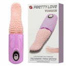 Vibrador e Estimulador Oral Lingua Nervosa Recarregável - Pretty Love Tongue
