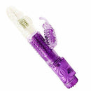 Vibrador Rotativo 2 motores Vai e Vem Coelho - Lilás Metalizado