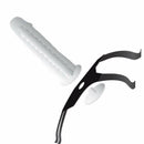 Cinta com prótese peniana vertebrada em Cyber Skin® 17 x 3,5Cm - Cor Chocolate