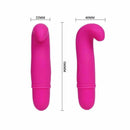Vibrador Puro Silicone Ponto G. 10 níveis de vibração