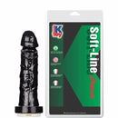 Pênis c/ sistema para cinta Vac U oc 18 x 3,8 cm cor Preto