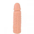 Pênis macio e flexível 24,5 x 6,5 cm cor Bege