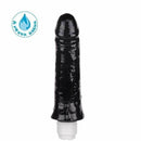 Pênis macio e flexível com Vibrador 19,5 x 4 cm cor Preto
