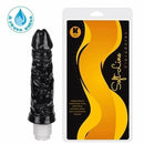 Pênis macio e flexível com Vibrador 18 x 4 cm cor Preto