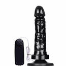 Pênis macio com Vibro e Ventosa 17,5 x 3,8 cm cor Preto