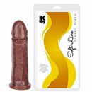 Pênis macio e flexível 17 x 4 cm cor Chocolate