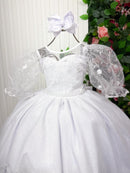 Vestido Bella Child Longo Eva Branco