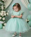 Vestido Menina Bonita Angelie Verde Menta