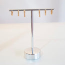 TRIO DE BRINCOS DE ARGOLA COM BOLINHAS BANHADO OURO 18K