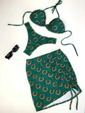 Conjunto Feminino Biquíni e Saia Curta Regulável Ibiza Ref. 1353