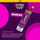 K-Med 2 em 1 Lubrificante e Massagem 50g- Cimed leve na Bolsa para qualquer lugar.