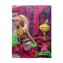 Boneca Fashion Musical Com Bicicleta
