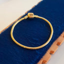 PULSEIRA TIPO PANDORA BANHADA OURO 18K