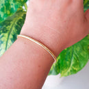 PULSEIRA TIPO PANDORA BANHADA OURO 18K