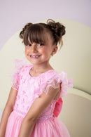 Vestido Menina Bonita Angelie Rosa Bebe