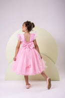 Vestido Menina Bonita Angelie Rosa Bebe