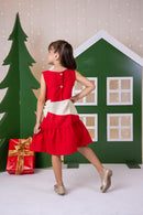 Vestido Blogueirinha Rafa Vermelho - Natal