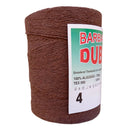 Barbante Dubom Marrom Café Expresso - 700 Gr - Fio  4 -1240m