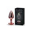 Jóia Anal Plug Metálico Vermelho