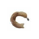 Plug Anal em Aço Cromado c/ cauda de Bege c/ 50 cm - Joia Anal - HARD