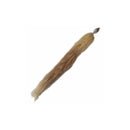 Plug Anal em Aço Cromado c/ cauda de Bege c/ 50 cm - Joia Anal - HARD