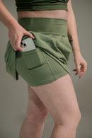 Short Saia Feminino com Bolso Aerobic