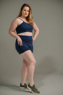 Short Saia Feminino Liso Aerobic
