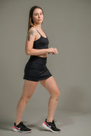 Short Saia Feminino Liso Aerobic