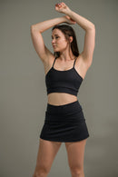 Short Saia Feminino Liso Aerobic