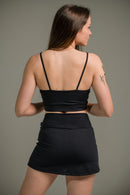 Short Saia Feminino Liso Aerobic