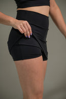 Short Saia Feminino Liso Aerobic