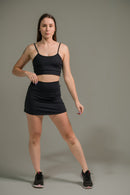 Short Saia Feminino Liso Aerobic